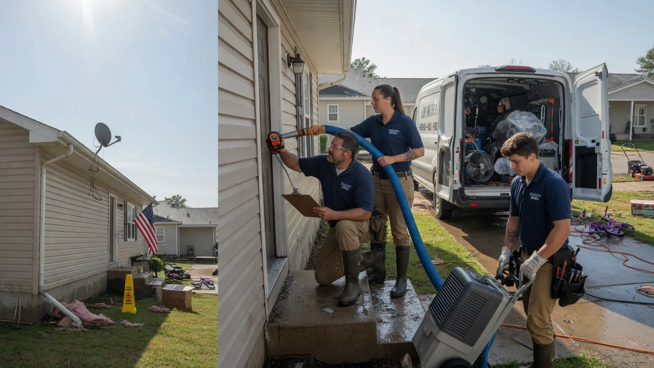 Ceiling Water Damage Restoration in Mountain View, MO near me